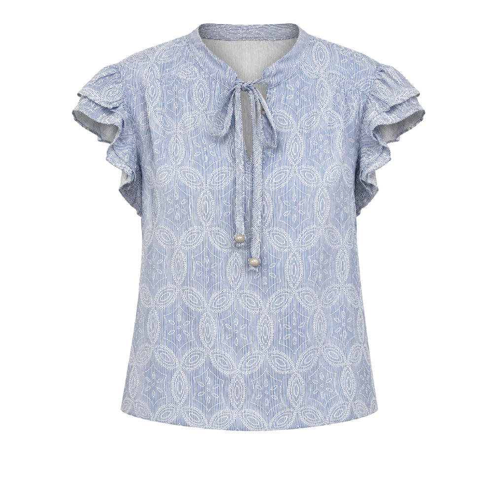 BLUSA COM BABADO ARIEL