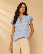 BLUSA COM BABADO ARIEL